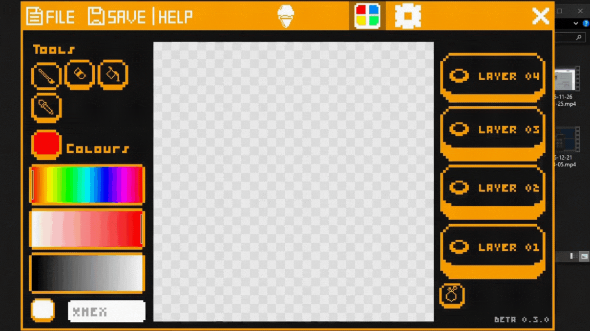 Pixelart dragonite - PixHelado