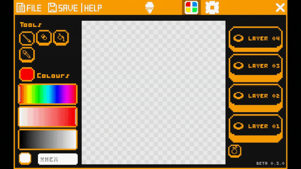 Pixelart windows 95 - PixHelado